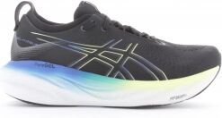 Asics Gel-nimbus 25 homme - Taille : 46 - Couleur : 004 / BLACK/GLOW YEL