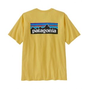 PATAGONIA T-shirt manches courtes p-6 logo responsibili-tee homme - Taille : M - Couleur : MILY