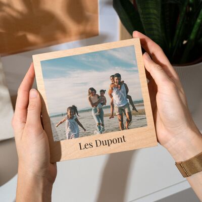 Troppotogo Photo sur bois carrée personnalisée - Cadeau & Décoration - Publicité Troppotogo Photo sur bois carrée personnalisée - Cadeau & Décoration - Publicité