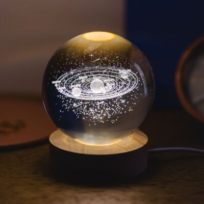 cadeauxfolies Globe en cristal – Planètes en 3D - Publicité cadeauxfolies Globe en cristal – Planètes en 3D - Publicité
