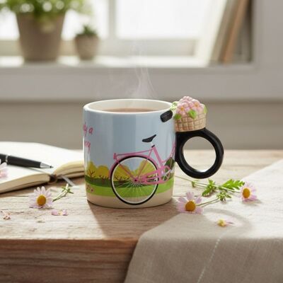 cadeauxfolies Mug Vélo de ville - Publicité cadeauxfolies Mug Vélo de ville - Publicité