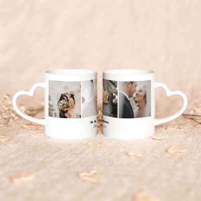 troppotogo - Tasse personnalisée avec 3 photos et texte - 375 ml - Mug - Publicité troppotogo - Tasse personnalisée avec 3 photos et texte - 375 ml - Mug - Publicité