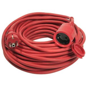 as Schwabe as Schwabe 60264 Cable de rallonge pour tondeuse a gazon 25 m rouge