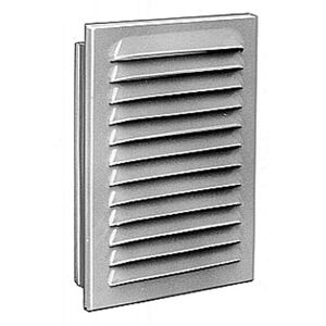 UPMANN Grille de protection contre les intemperies 16x16 avec cadre de montage et FD, blanc sv - 56354