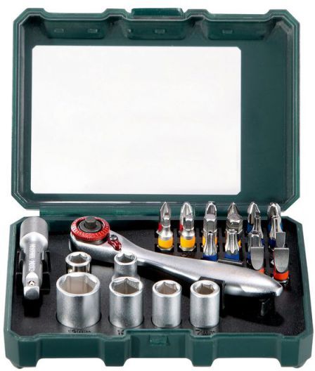 Coffret 26 pièces à visser et clé - 626701000 Metabo -