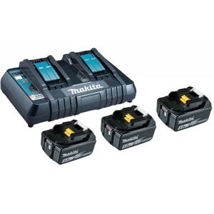 MAKITA Power Source Kit Li 180V 5Ah avec chargeur rapide 2 batteries dans un carton 198458 6