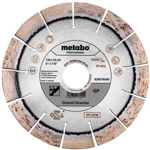 METABO MEULE DE TRONÇONNAGE DIAMANTÉE 125X22,23MM, « GP », GRANIT « PROFESSIONAL » (628576000)