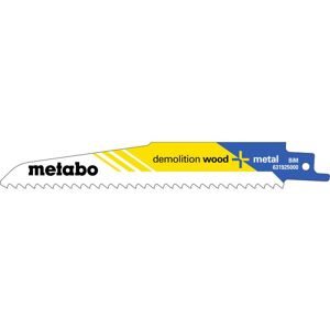 Metabo 5 lames de scies sabres, B+M, profes.,150 x 1,6 mm (631925000)