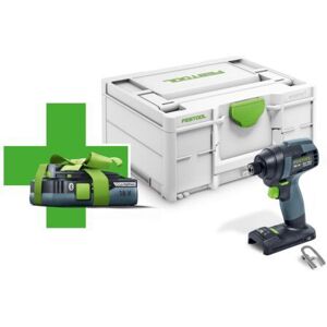 ACTION : Festool Visseuse a chocs sans fil TID 18-Basic - 577054 - y compris 1 batterie gratuite incluse dans la livraison