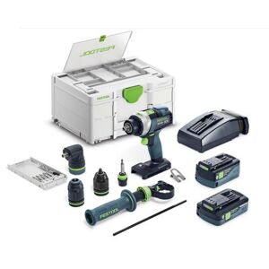 Festool Perceuse-visseuse a percussion sans fil QUADRIVE TPC 18/4 5,0/4,0 I-Set/XL-577622