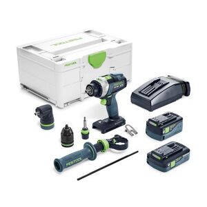 Festool Perceuse-visseuse a percussion sans fil QUADRIVE TPC 18/4 5,2/4,0 I-Set - 577247