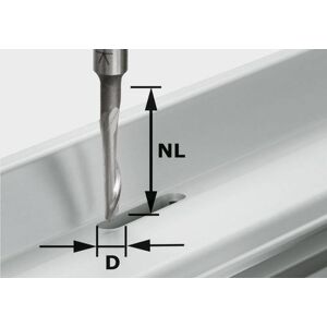 Festool Fraise aluminium HS S8 D5/NL23-491036
