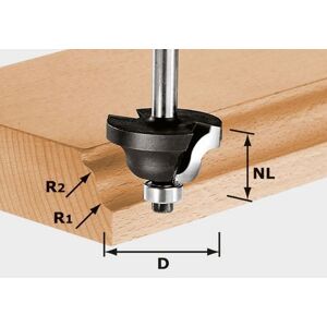 Festool Fraise double moulure HW S8 D38,1/R6,35/R6,35-491030