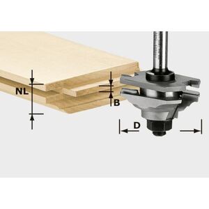 Festool Fraise a languetter/profiler HW S8 D46 x D12-FD - 490643