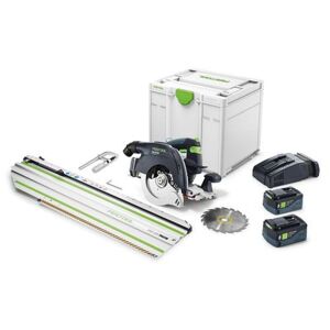 Festool Scie circulaire a capot basculant sans fil HKC 55 50 EBI Set FSK 420 577675