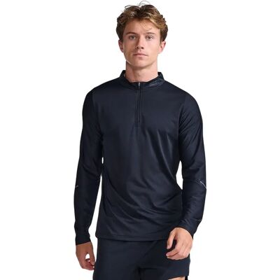 2XU Light Speed Tech 1/4 Zip - M Noir/Noir Reflectif - Publicité 2XU Light Speed Tech 1/4 Zip - M Noir/Noir Reflectif - Publicité