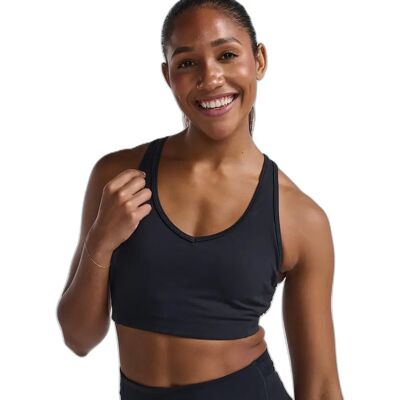 Soutien-gorge Motion de 2XU - Impact Moyen - Noir - Publicité Soutien-gorge Motion de 2XU - Impact Moyen - Noir - Publicité