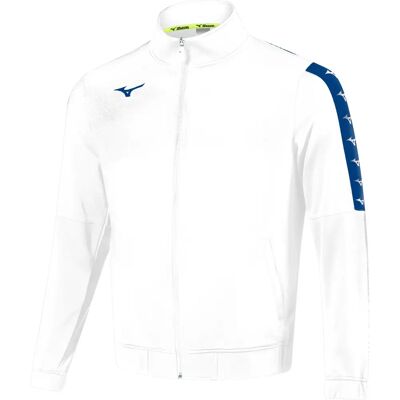 Mizuno Nara Track Blanc Homme - Veste - Publicité Mizuno Nara Track Blanc Homme - Veste - Publicité