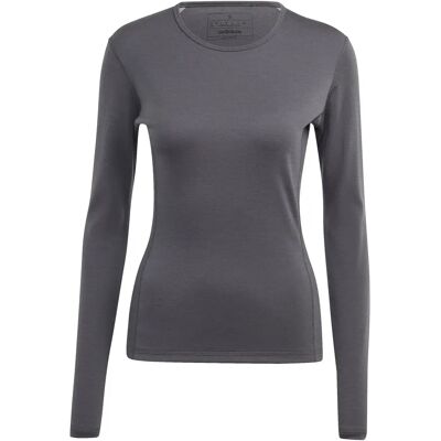 adidas XPERIOR MERINO 260 Maillot à manches longues - Femme - Gris - Publicité adidas XPERIOR MERINO 260 Maillot à manches longues - Femme - Gris - Publicité