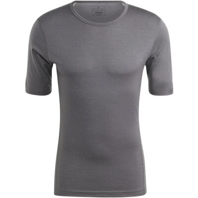 adidas T-shirt Manches Courtes Première Couche XPERIOR MERINO 200 - Randonnée - Hommes - Gris - Publicité adidas T-shirt Manches Courtes Première Couche XPERIOR MERINO 200 - Randonnée - Hommes - Gris - Publicité