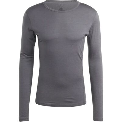 adidas Xperior Merino 200 Baselayer à manches longues - Hommes - Gris - Publicité adidas Xperior Merino 200 Baselayer à manches longues - Hommes - Gris - Publicité