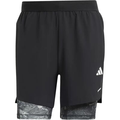 Short 2 en 1 adidas Power Workout S 7" - Publicité Short 2 en 1 adidas Power Workout S 7" - Publicité