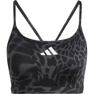 Brassière femme adidas Aeroreact d'entraînement Maintien Léger 3 Bandes L C/D - Publicité Brassière femme adidas Aeroreact d'entraînement Maintien Léger 3 Bandes L C/D - Publicité