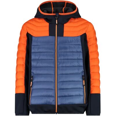 Veste enfant outdoor à capuche fixe hybride - Veste - Publicité Veste enfant outdoor à capuche fixe hybride - Veste - Publicité