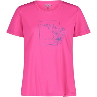Cmp Rose T-shirt Femme à Manches Courtes - T-shirt - Publicité Cmp Rose T-shirt Femme à Manches Courtes - T-shirt - Publicité
