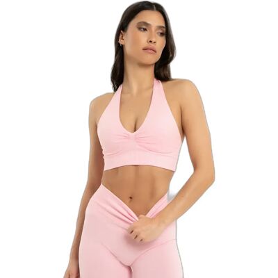 Brassière dos nu femme Gym Glamour Seamless open back S - Publicité Brassière dos nu femme Gym Glamour Seamless open back S - Publicité