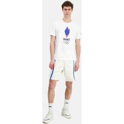 Le Coq Sportif Short N°1 France Olympique Paris 2024 XS - Publicité Le Coq Sportif Short N°1 France Olympique Paris 2024 XS - Publicité