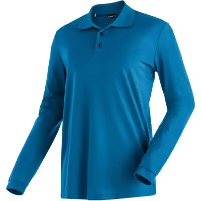 MAIER SPORTS - Ulrich L/S - Bleu saphir - 4XL - Polo shirt - Publicité MAIER SPORTS - Ulrich L/S - Bleu saphir - 4XL - Polo shirt - Publicité