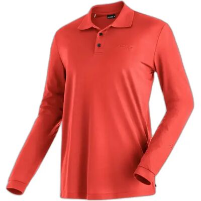Maier Sports - Ulrich L/S - Rouge - XXL - Polo - Publicité Maier Sports - Ulrich L/S - Rouge - XXL - Polo - Publicité