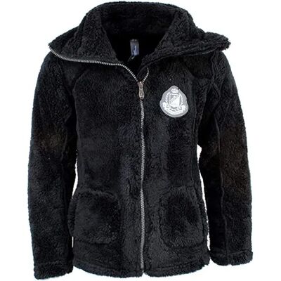 Veste polaire Peak Mountain Gasana sherpa coral pour filles - Publicité Veste polaire Peak Mountain Gasana sherpa coral pour filles - Publicité