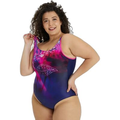Maillot de bain 1 pièce dos en U femme Arena Placement B Plus 3X - Publicité Maillot de bain 1 pièce dos en U femme Arena Placement B Plus 3X - Publicité