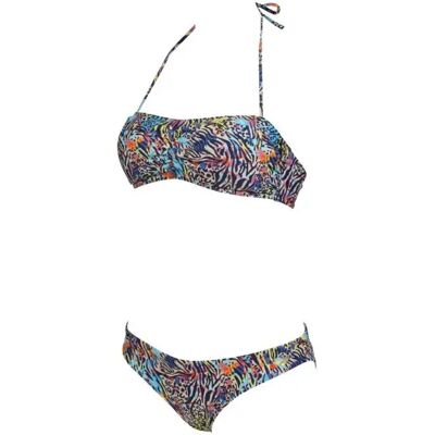 Maillot de bain 2 pièces femme Arena Bandeau Allover 42 - Publicité Maillot de bain 2 pièces femme Arena Bandeau Allover 42 - Publicité