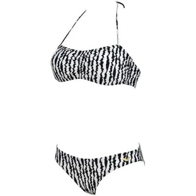 Maillot de bain 2 pièces femme Arena Bandeau Allover 36 - Publicité Maillot de bain 2 pièces femme Arena Bandeau Allover 36 - Publicité