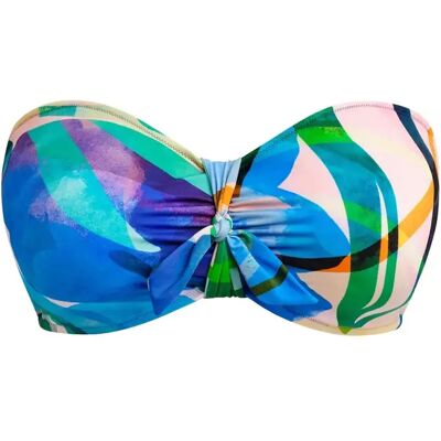 Haut de maillot de bain femme Fantasie Bandeau Molokai Shores 80D - Publicité Haut de maillot de bain femme Fantasie Bandeau Molokai Shores 80D - Publicité