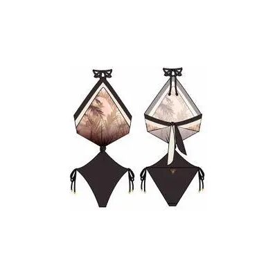 Maillot de bain 1 pièce fleurie femme Guess S - Publicité Maillot de bain 1 pièce fleurie femme Guess S - Publicité