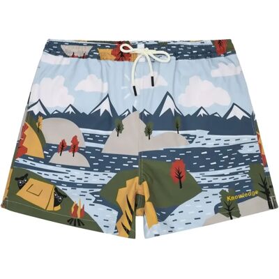 Short de bain imprimé KnowledgeCotton Apparel XL - Publicité Short de bain imprimé KnowledgeCotton Apparel XL - Publicité