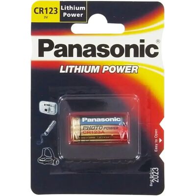 Pile Panasonic CR123 TU - Publicité Pile Panasonic CR123 TU - Publicité