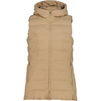 Doudoune sans manches à capuche zippée femme CMP XS - Publicité Doudoune sans manches à capuche zippée femme CMP XS - Publicité