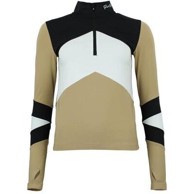 T-shirt 1ere peau avec zip femme Peak Mountain S - Publicité T-shirt 1ere peau avec zip femme Peak Mountain S - Publicité
