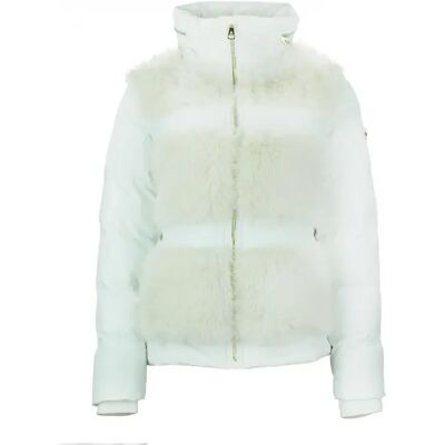 Doudoune fourrure à capuche integrée femme Peak Mountain XL - Publicité Doudoune fourrure à capuche integrée femme Peak Mountain XL - Publicité