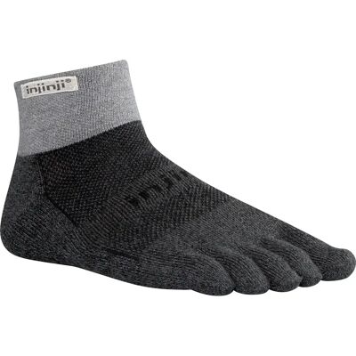 Injinji Trail Midweight Mini Crew - Granite - Chaussettes Unisex - Publicité Injinji Trail Midweight Mini Crew - Granite - Chaussettes Unisex - Publicité