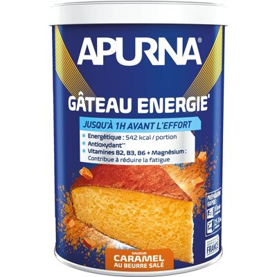 Nutrition protéinée gâteau caramel beurré salé Apurna Energie 400 g - Publicité Nutrition protéinée gâteau caramel beurré salé Apurna Energie 400 g - Publicité