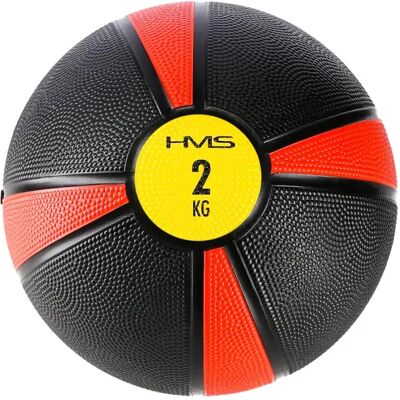 Balle médicale HMS NK04 Durable 4kg - Équipement de fitness - Publicité Balle médicale HMS NK04 Durable 4kg - Équipement de fitness - Publicité