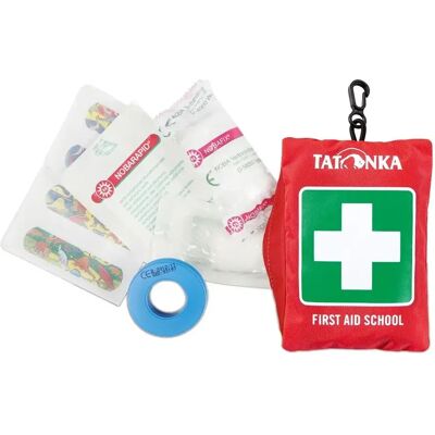 Kit premier soins pour enfants +pansements dinosaures Tatonka First Aid School TU - Publicité Kit premier soins pour enfants +pansements dinosaures Tatonka First Aid School TU - Publicité