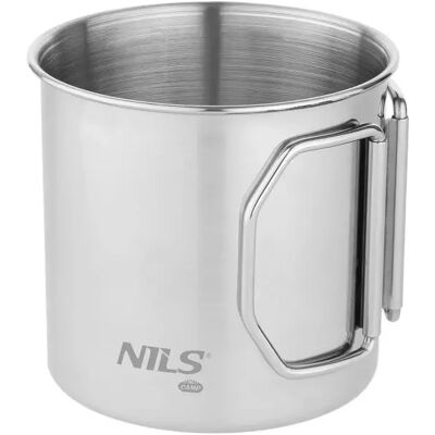kit de tasse en acier NILS Camp NC1762 (x4) 8,2x8 cm - Publicité kit de tasse en acier NILS Camp NC1762 (x4) 8,2x8 cm - Publicité