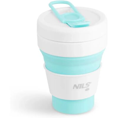 Gobelet en silicone pliable NILS Camp NC4103 355 ml - Publicité Gobelet en silicone pliable NILS Camp NC4103 355 ml - Publicité